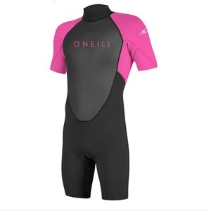 O'Neill Youth 16 Reactor II Short Sleeve Back Zip Spring Suit Beach Vacation